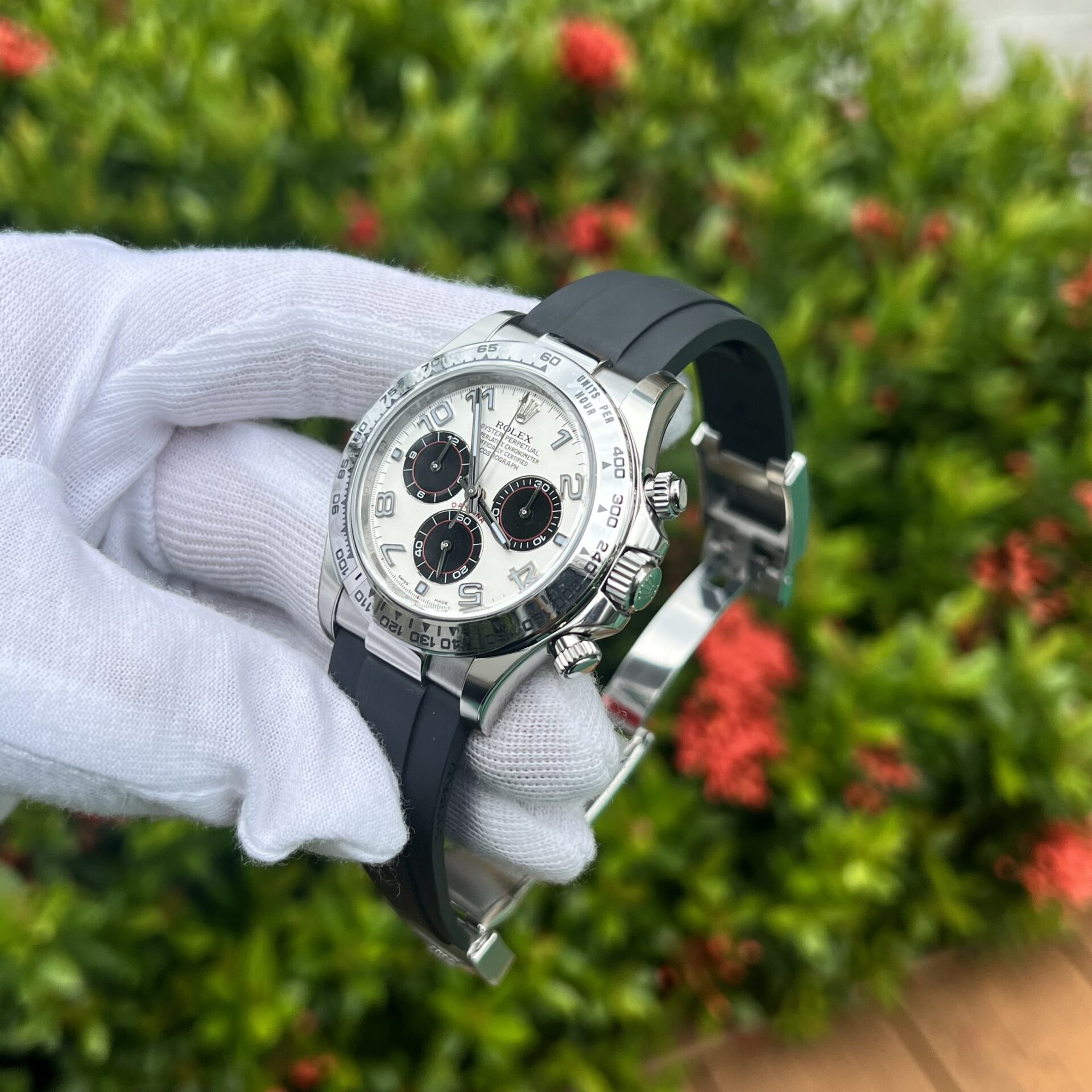 Rolex Replica 11 Watch Cosmograph Daytona 116509 LN Arabic Numerals 40mm - Elite Watch Atelier