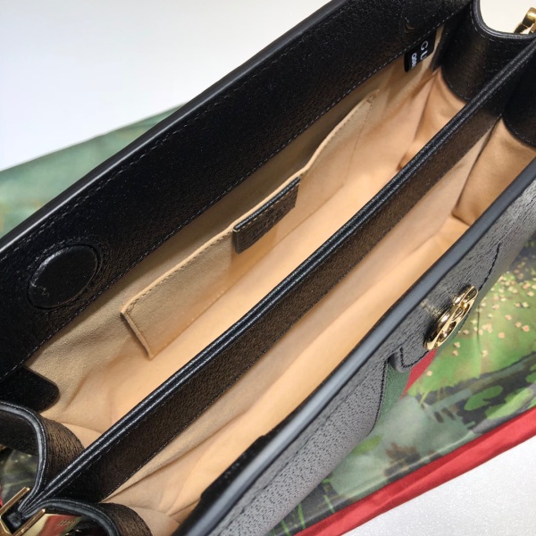Replica Gucci Small Shoulder Bag Black/White1:1High-quality replica
