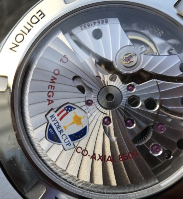 Replica Omega Seamaster 150M Ryder Cup White Textured Dial SS Bracelet A8500 - Top club