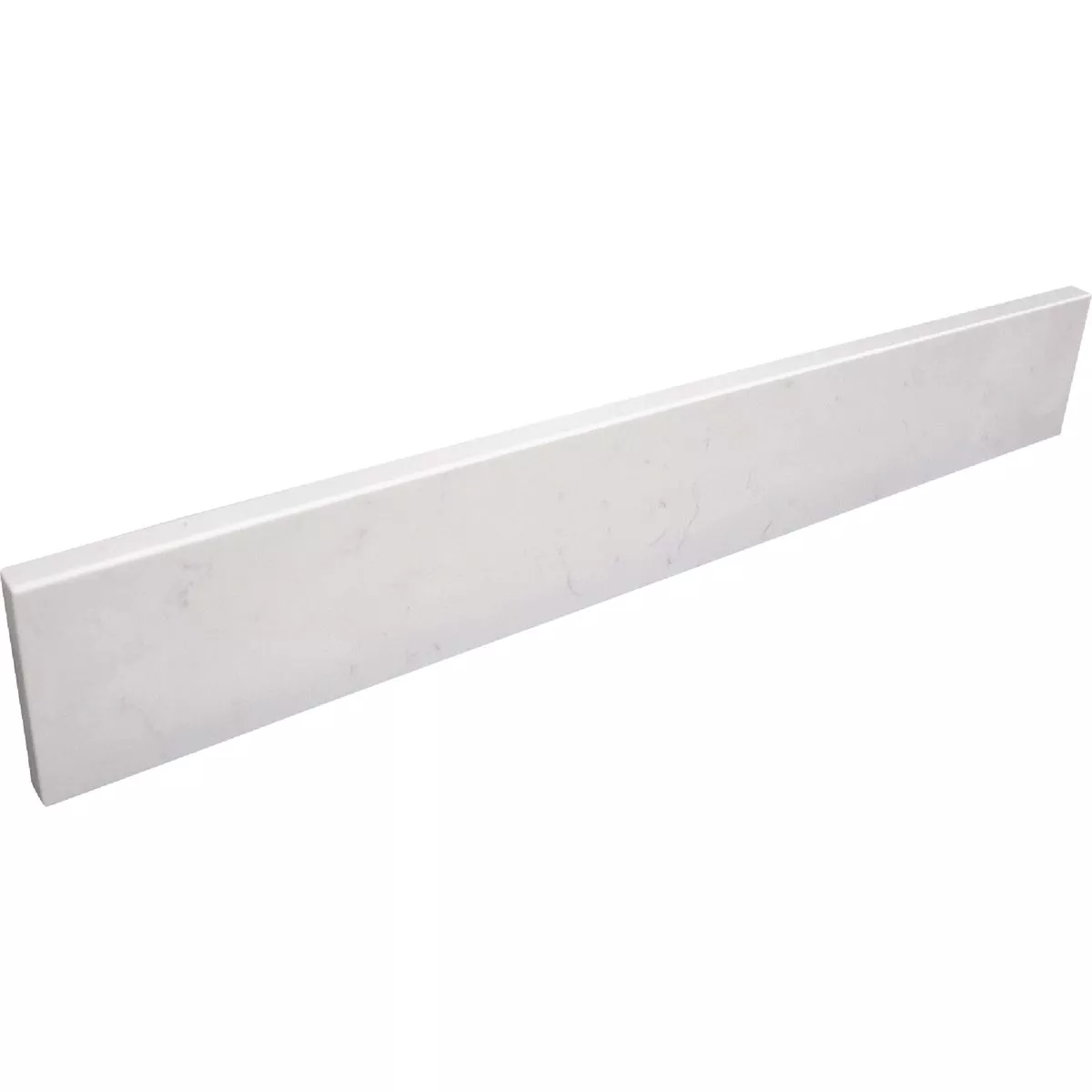 Bertch Oasis 22 In. x 22.5 In. Jasmine White Veined Quartz Vanity Top with Rectangular Bowl