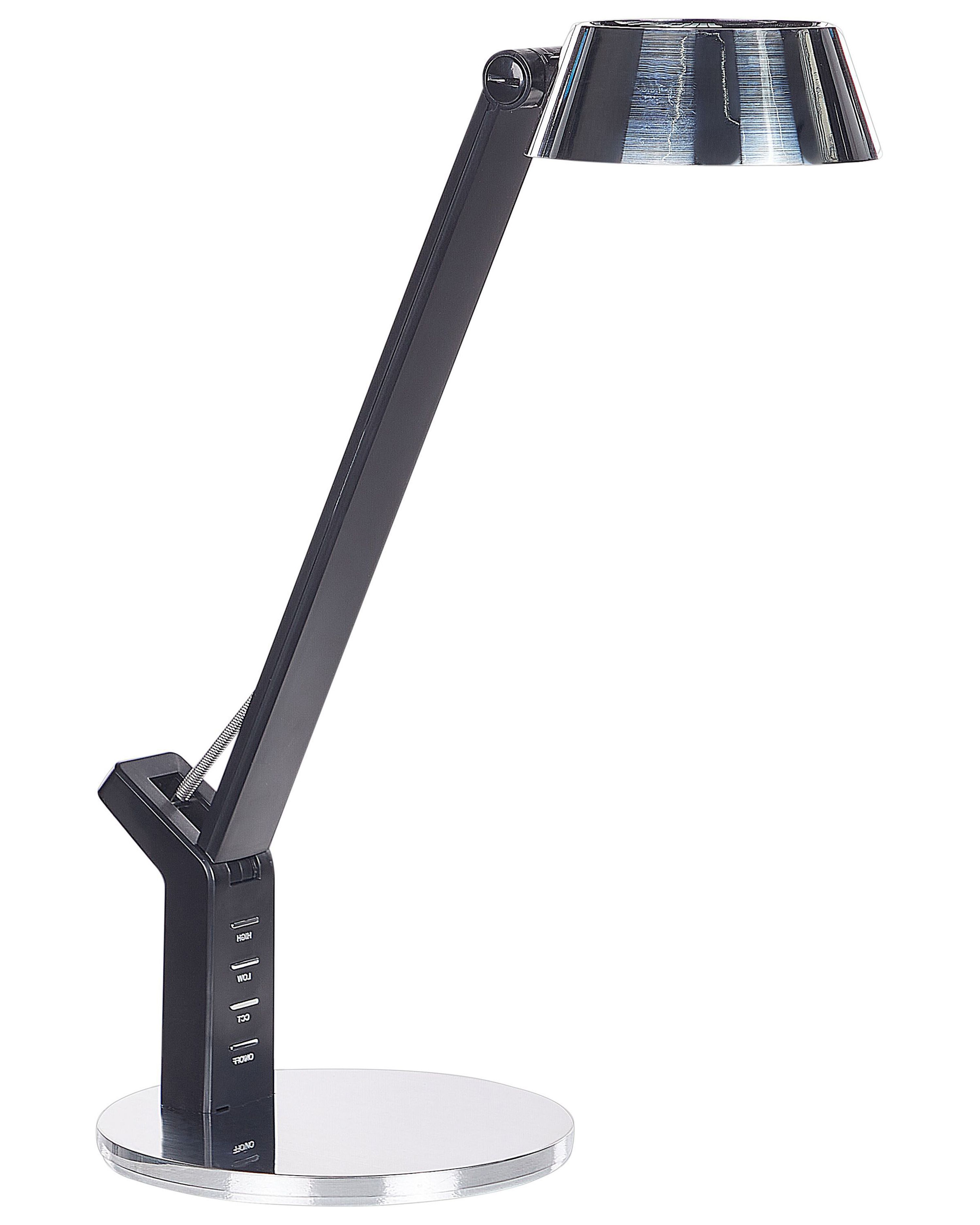 LED Desk Lamp CHAMAELEON with Dimmer Metal Silver