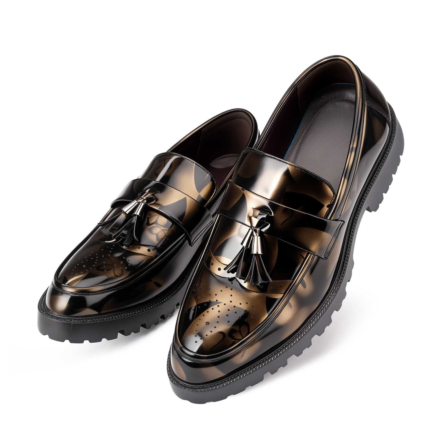 Trendy Classic Slip-On Loafers with Tassels