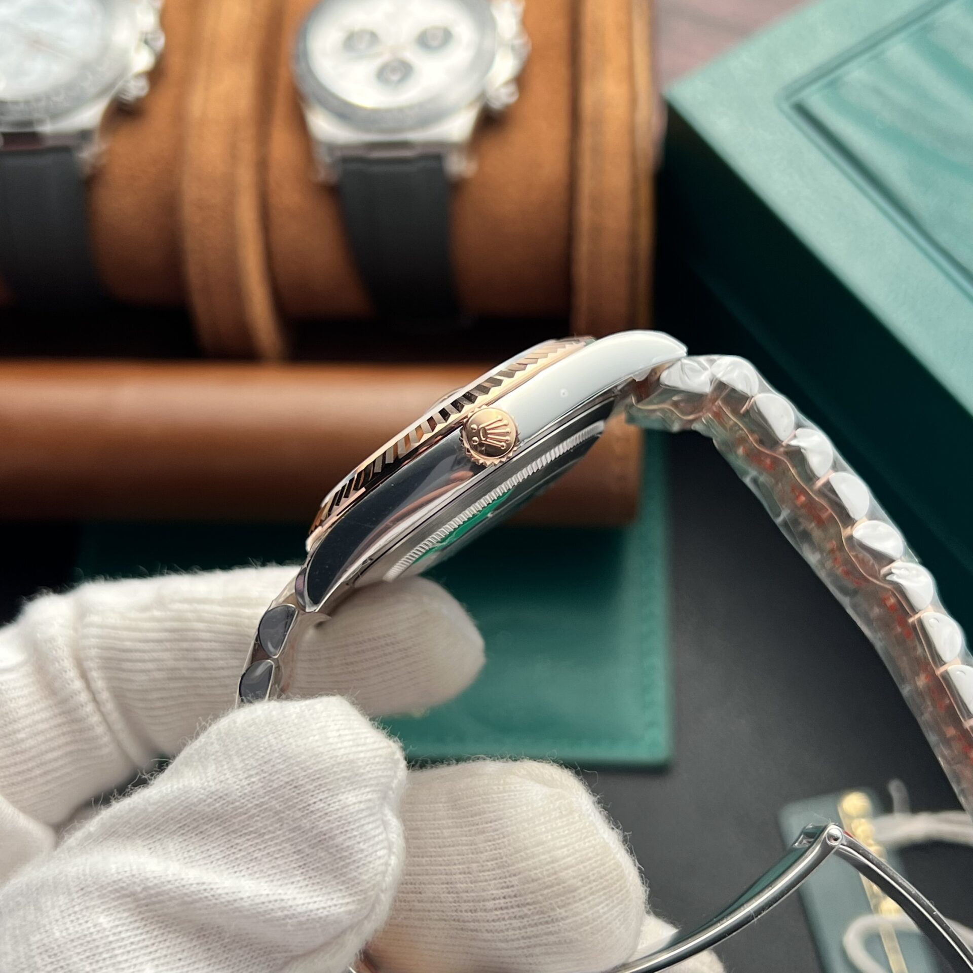 Rolex Replica Watch DateJust 126331 Dial Chocolate Clean Factory 41mm - Elite Watch Atelier