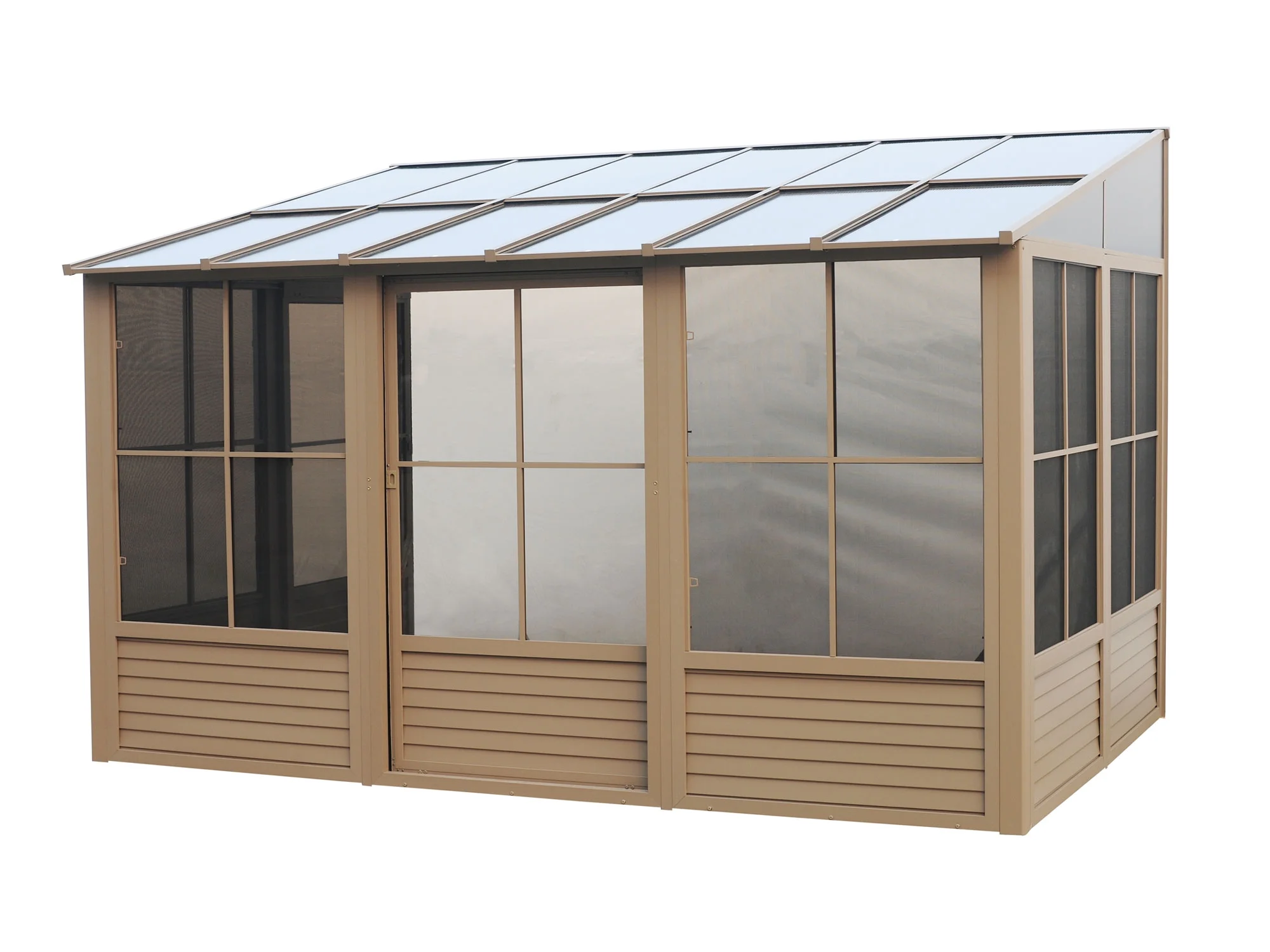 Gazebo Penguin Florence 10�?x 12�?Wall-Mounted Gazebo, Heavy-Duty Aluminum Frame with UV Protection - Image 6