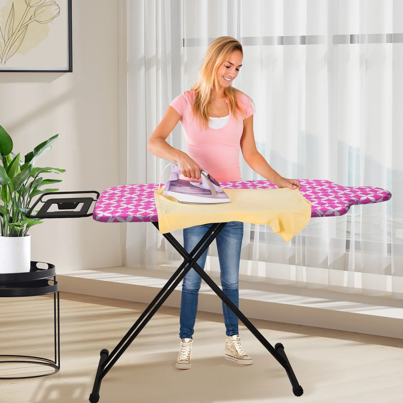 KDJ HOME Slieton Extra Large Ironing Board with Hang Rail, 20-Inch Wide - Image 18