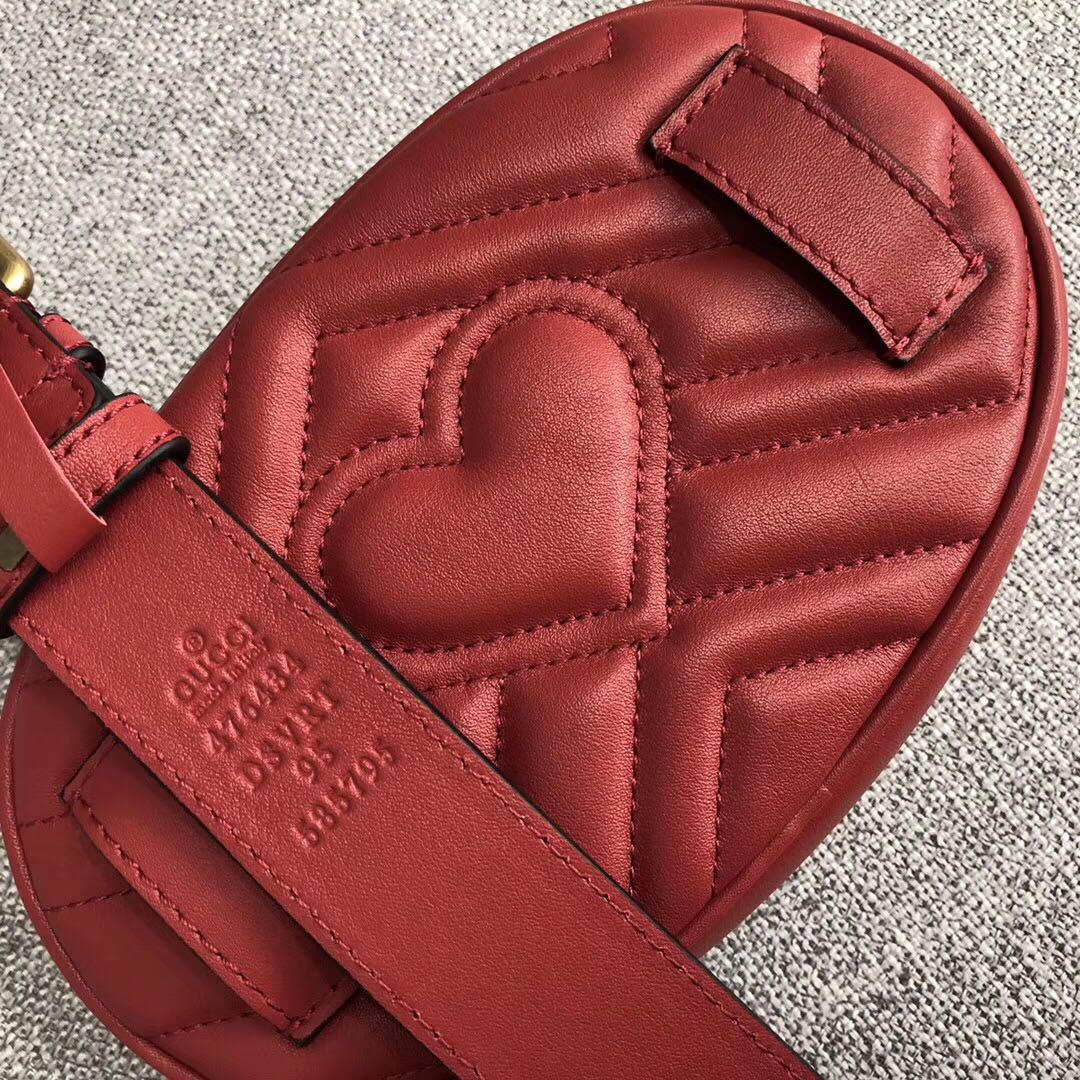 Replica Gucci Marmont Matelasse Leather Belt Bag1:1High-quality replica