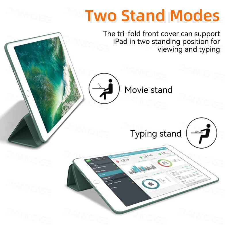 Silicone Tri-Fold Stand Case for iPad - Wholesale & Influencer