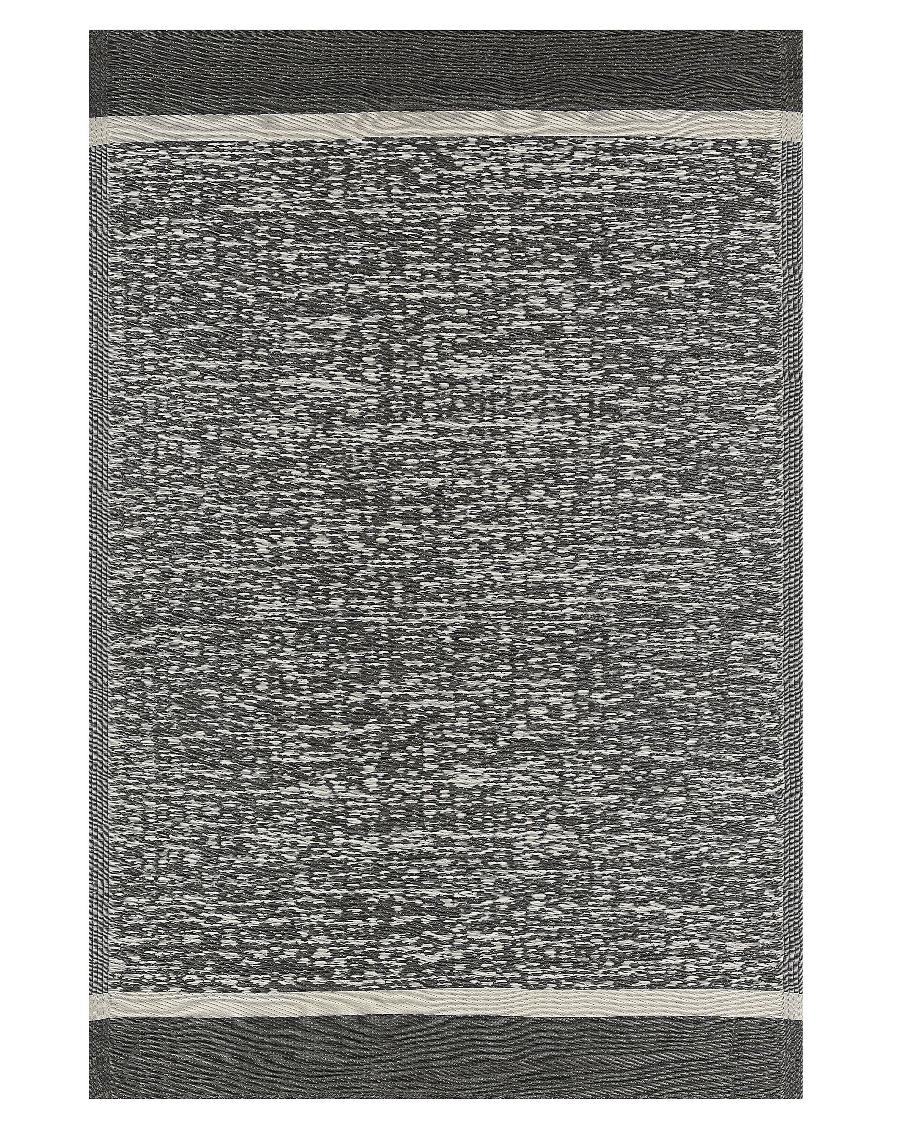 Outdoor Rug BALLARI Black 120 x 180 cm