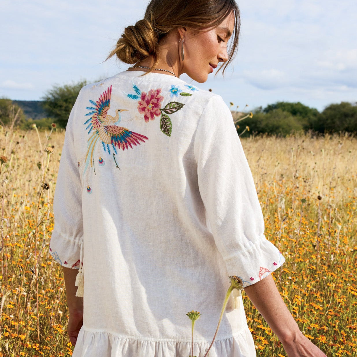 Emika Kimono Sleeve Dress - Sundance Clothing