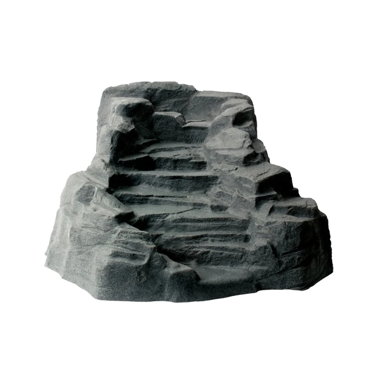 Algreen Decorative Pond Watercoarse, Tranquility Waterfall with Threaded Fitting, Charcoalstone - Image 3