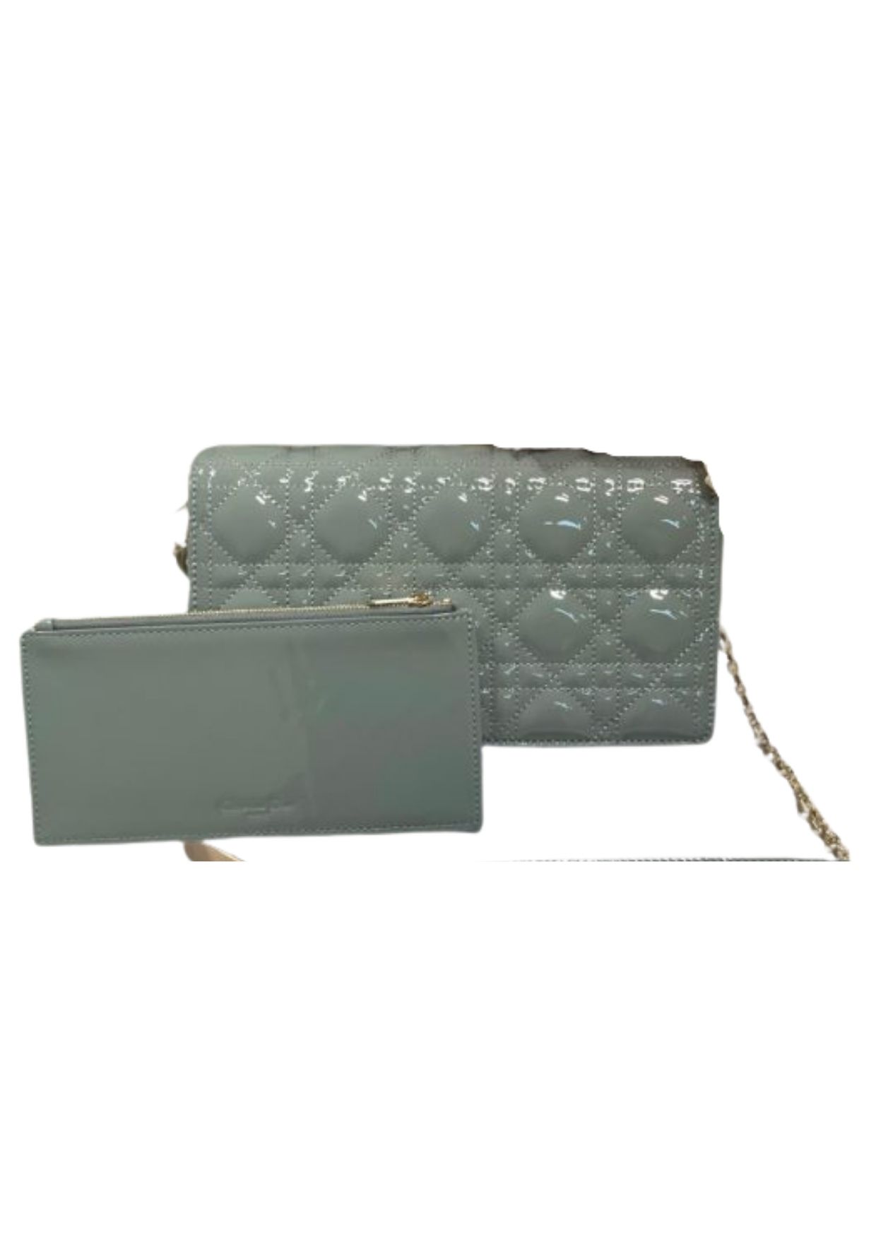 Christian Dior Lady Dior Pouch Gray, For Women, Women’s Handbags 8.5in/21.5cm CD S0204OVRB_M41G