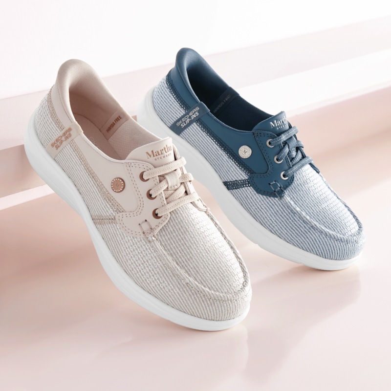 Skechers Women's Martha Stewart Slip-Ins Flex Radiant Boat Shoe - MIDNIGHT VELVET CATALOG