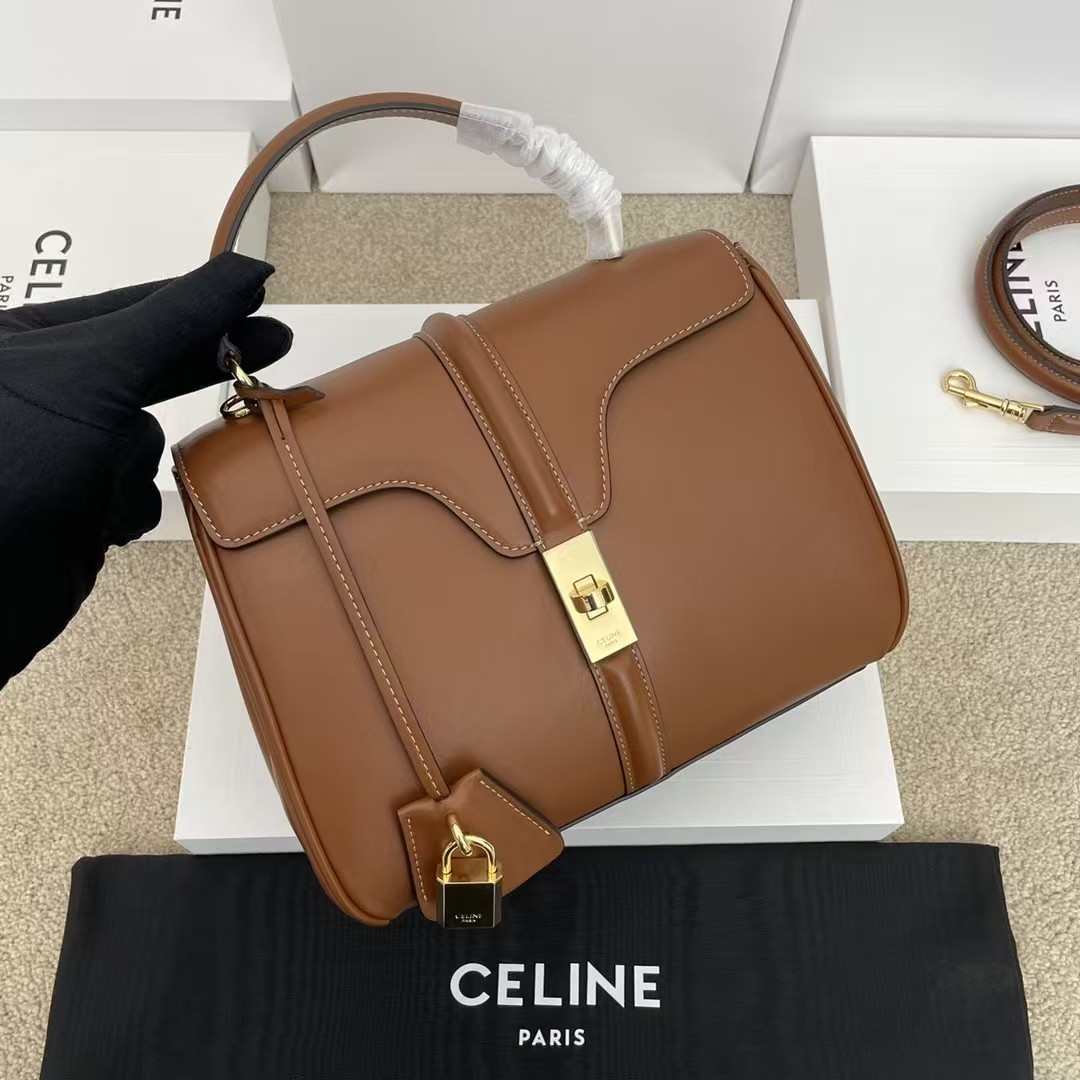 Celine Mini 16 IN Satinated Calfskin Bag