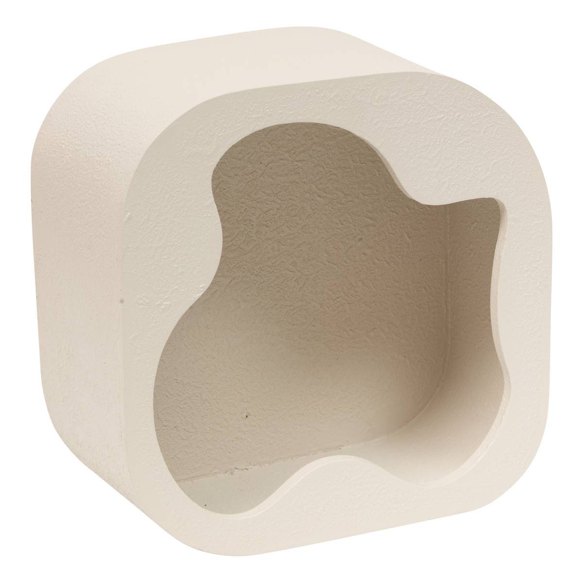 Shelf "Evy" To hang, White, 28x28 cm