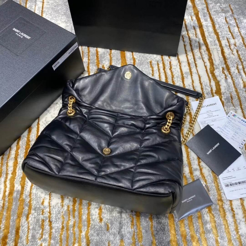 Replica Saint Laurent Loulou Puffer Medium Bag In Quilted Lambskin 57747511:1High-quality replica