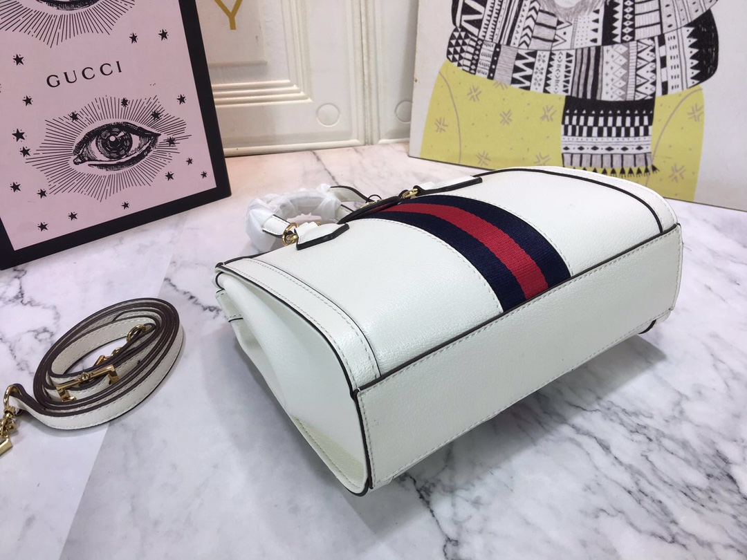 Replica Gucci Ophidia Small Tote Bag Black/White1:1High-quality replica