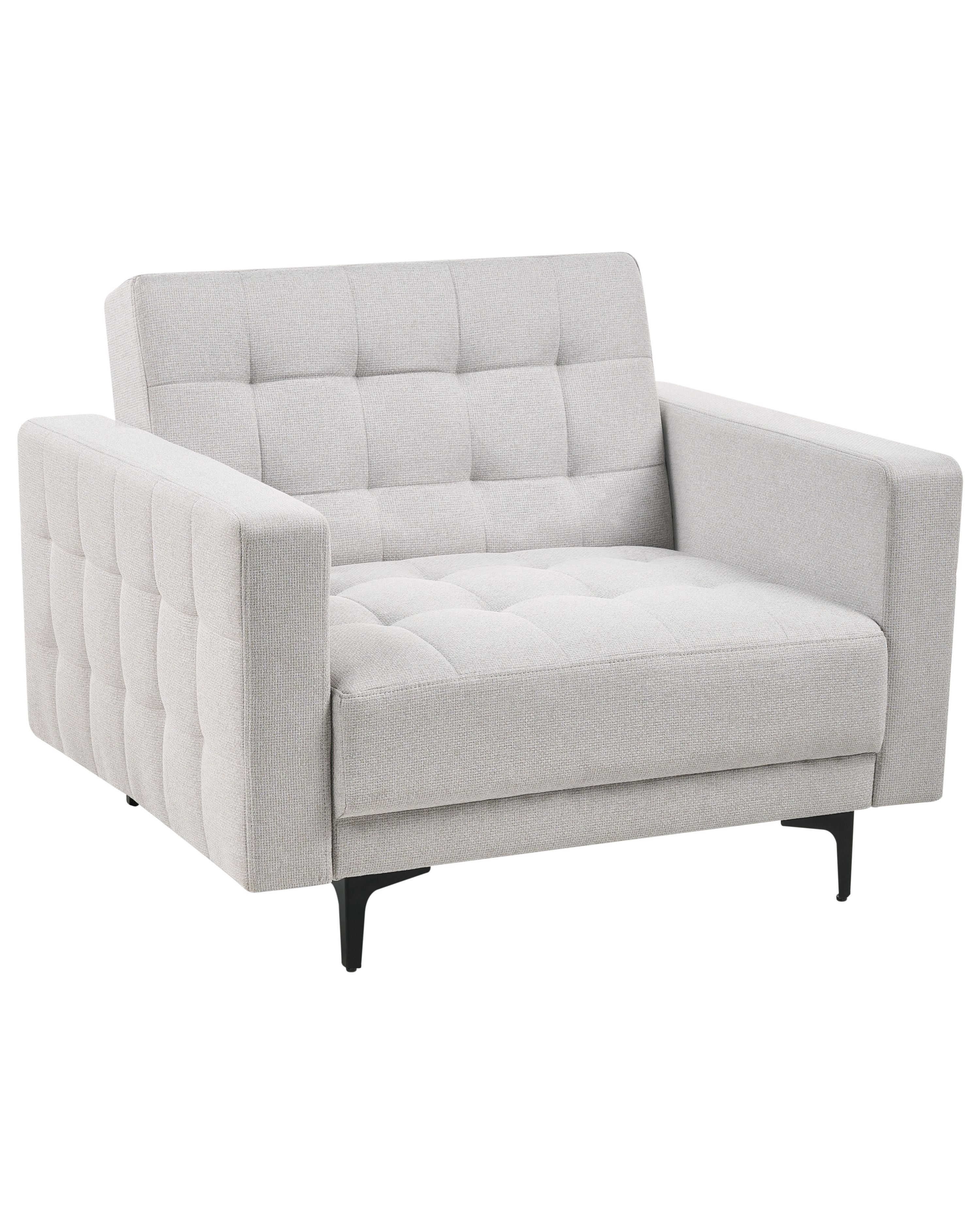 Armchair ABERDEEN Fabric Light Grey