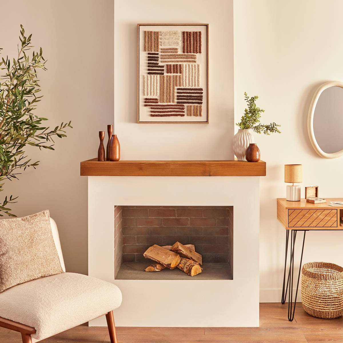 3D Canvas "Emir" Brown, 50x70 cm