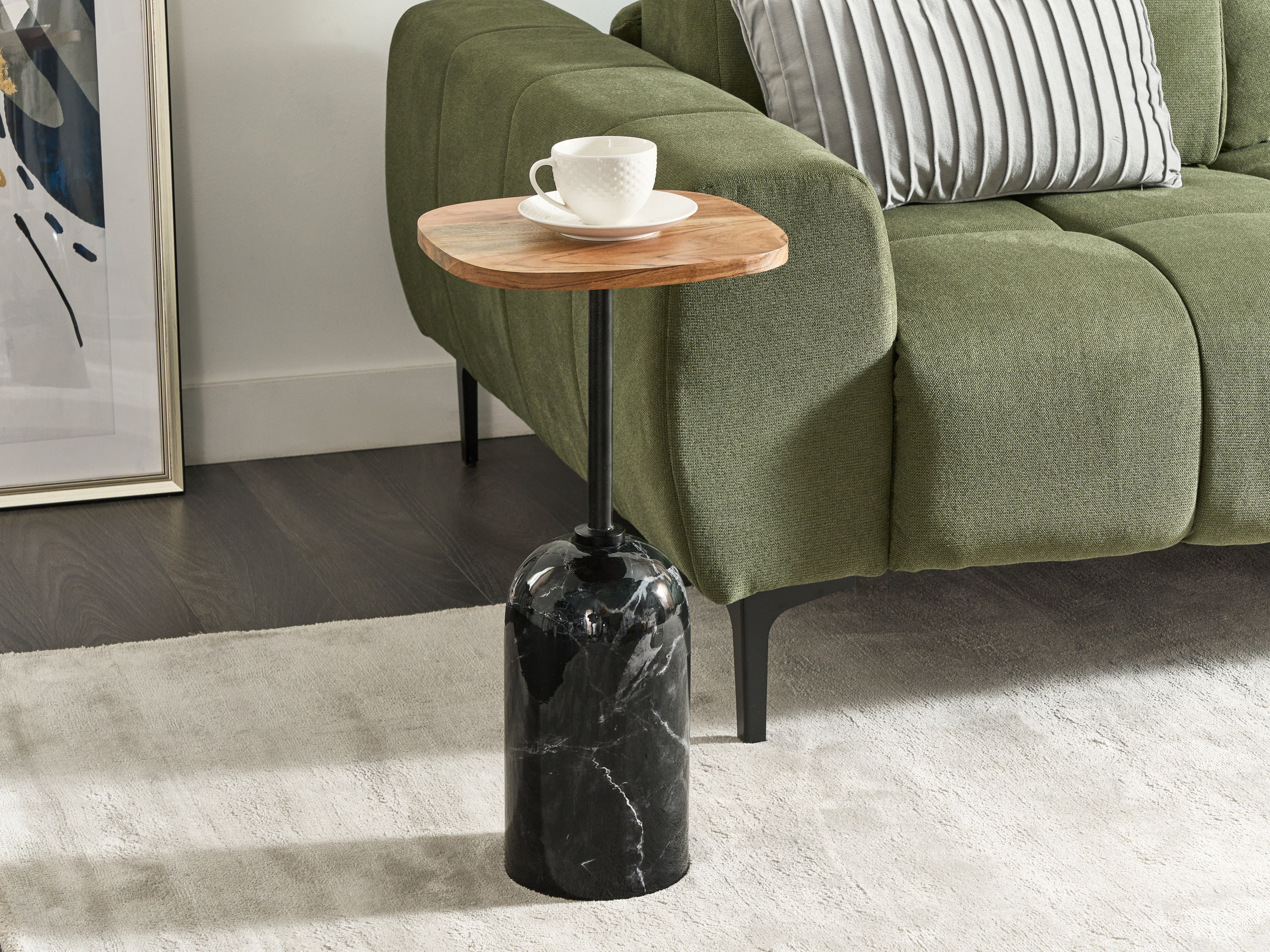 Side Table OASIS Metal Brown/ Black
