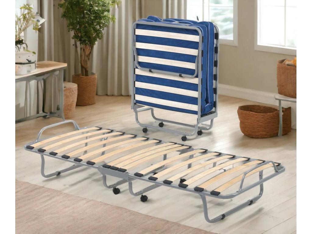 Casadekoart - Cama plegable Casadekoart con colchón de 80x190 cm incluido bt6250521 LW7680007