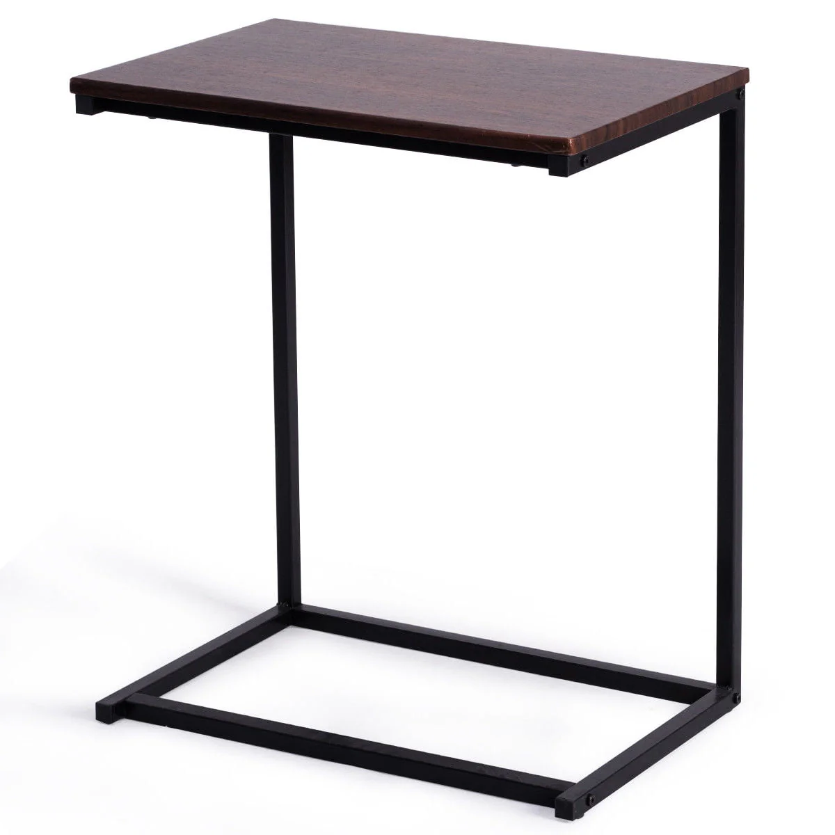 Gymax 26'' Laptop Holder Sofa Side End Table C Table Home Office Furniture