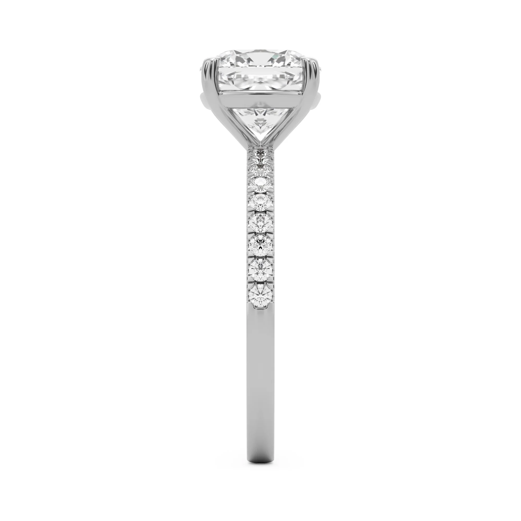 The Elongated Cushion Pavé