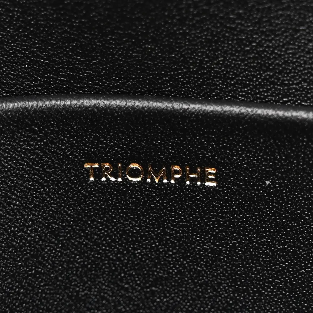 Replica Celine Black Small Triomphe Shoulder Bag with Gold Hardware1:1High-quality replica