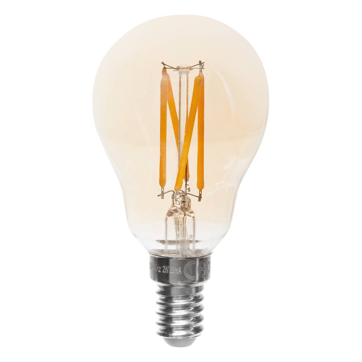 LED bulb "Standard" Amber, D.4.5 cm, E14