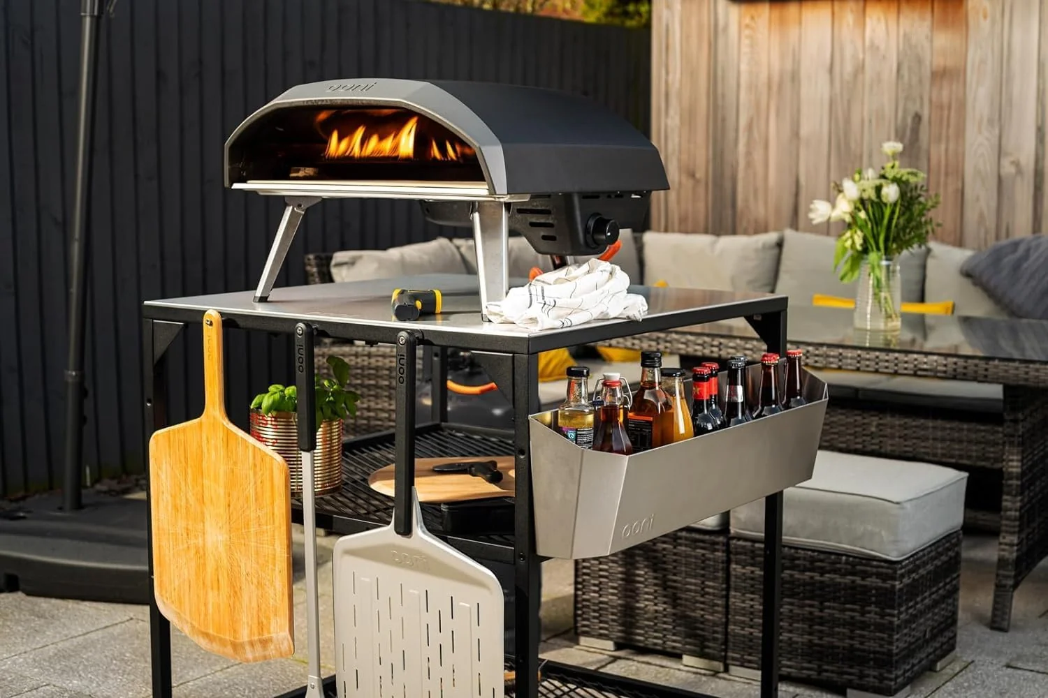 ooni Large Modular Outdoor Table - 31x31x35 Inch Stainless Steel Pizza Oven Stand - Image 8 ooni Large Modular Outdoor Table - 31x31x35 Inch Stainless Steel Pizza Oven Stand - Image 8