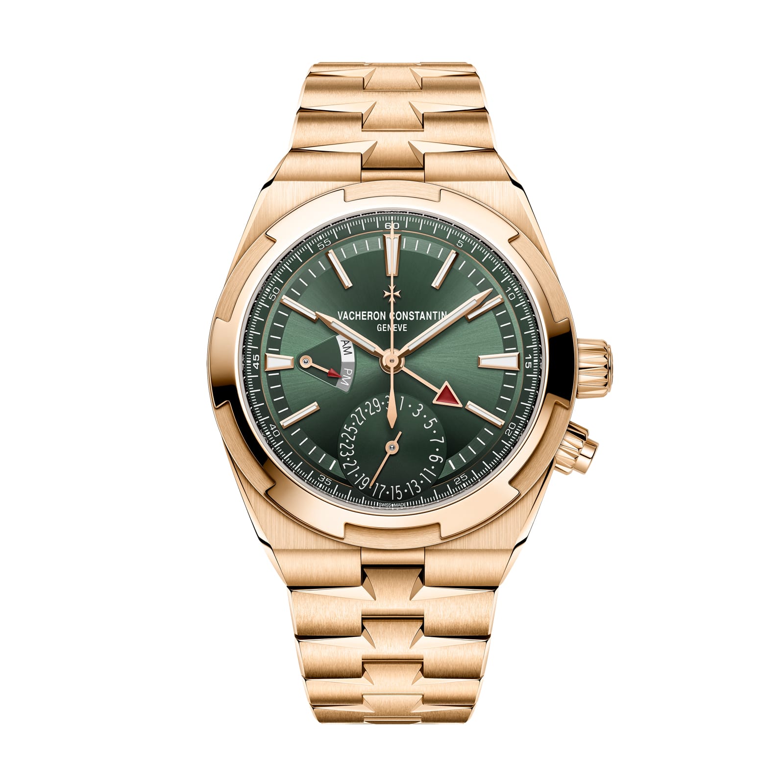 Replica Watches Fake Vacheron Constantin Overseas dual time 41 MM PINK GOLD(1:1 replica) - Top club