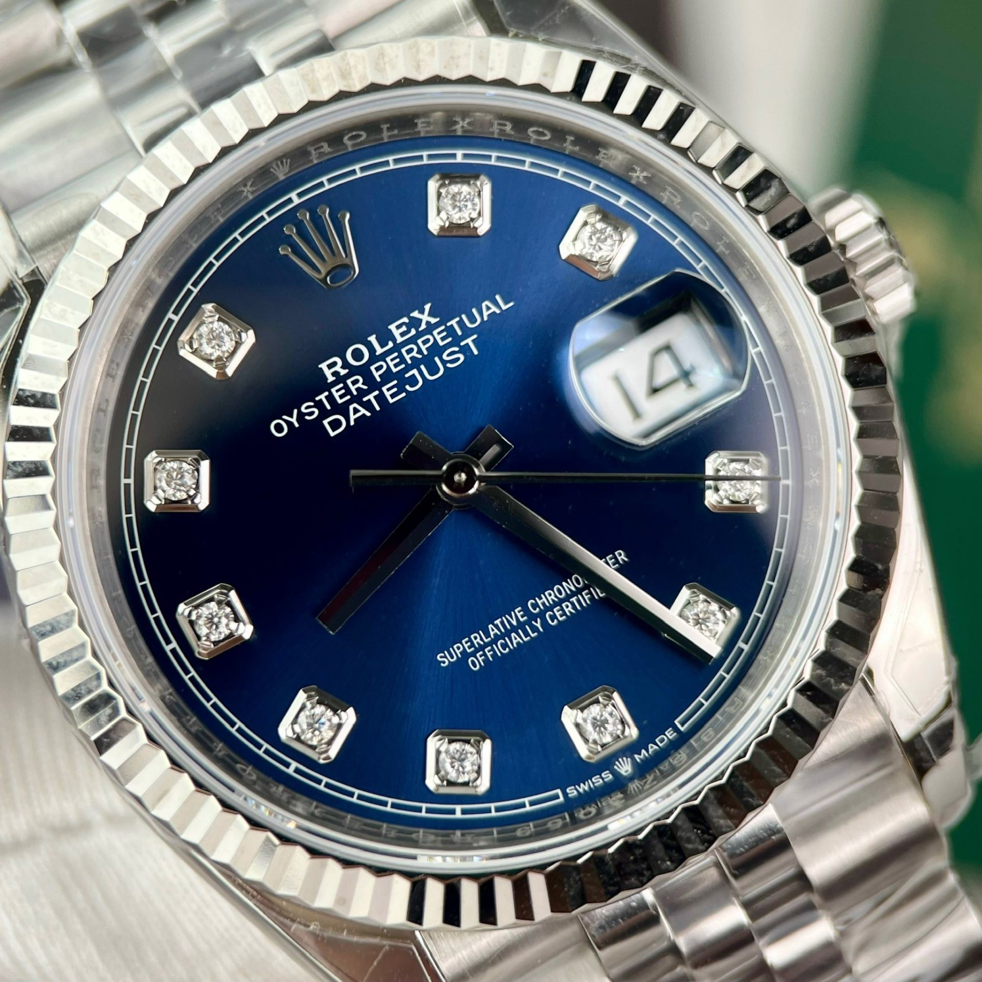 Rolex Replica 1:1 Watch DateJust 126234 Blue Dial Jubilee Strap Factory VS 36mm - Top club
