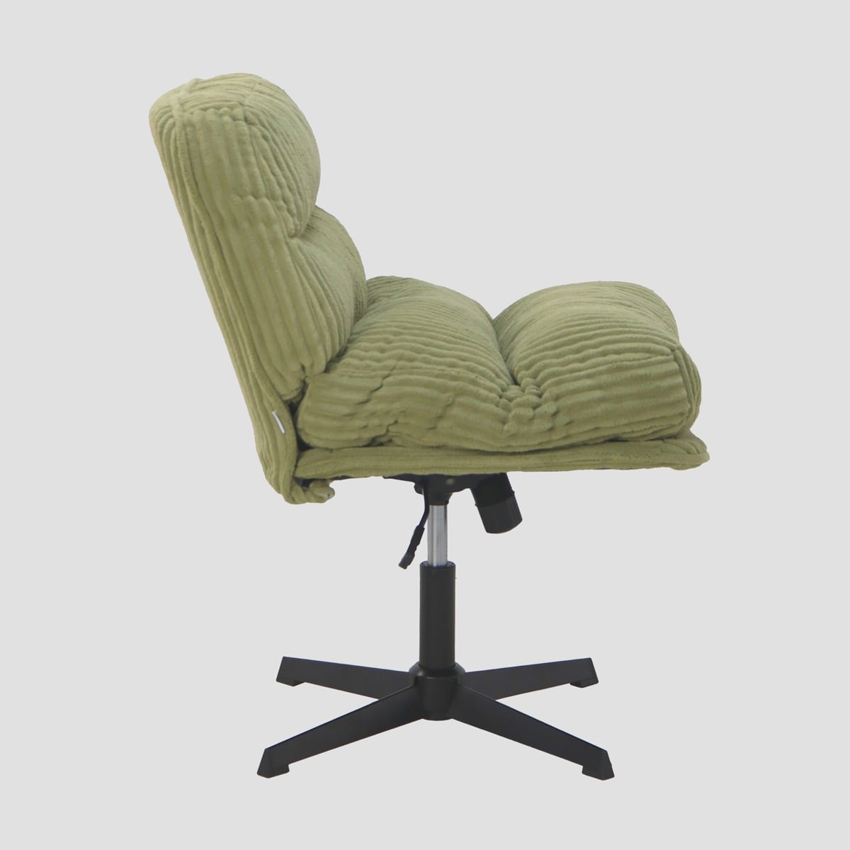 Fotel CORDIVO sztruksowy obrotowy ceglasty 66x71x83 cm