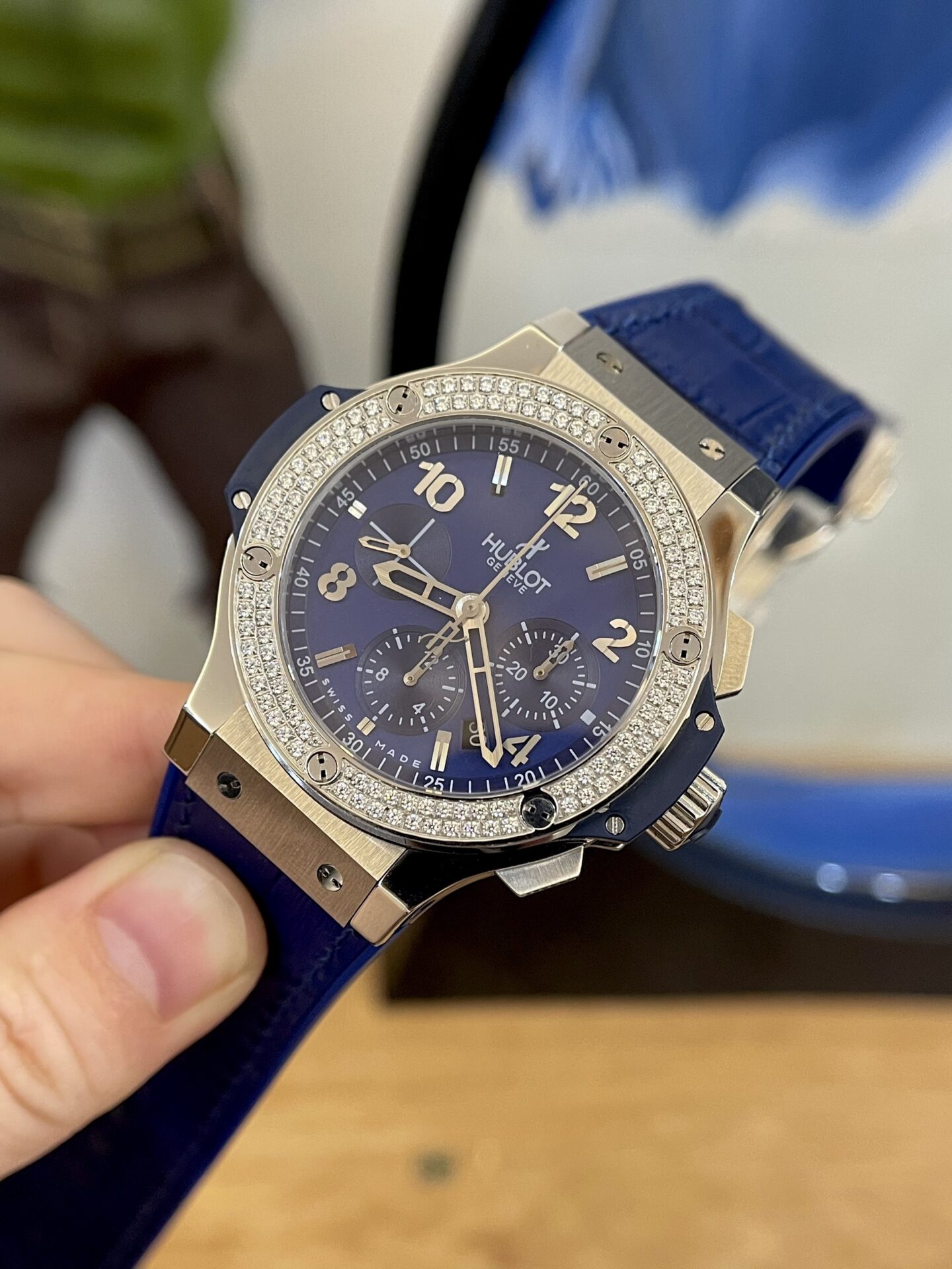 Hublot Replica Watch Big Bang Chronograph Blue 44mm - Top club