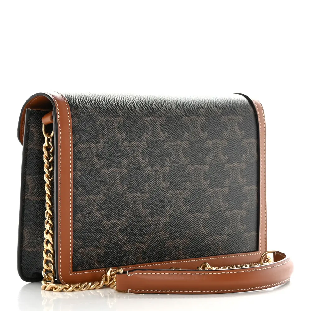 Replica Celine Wallet on Chain – Triomphe Canvas & Leather1:1High-quality replica