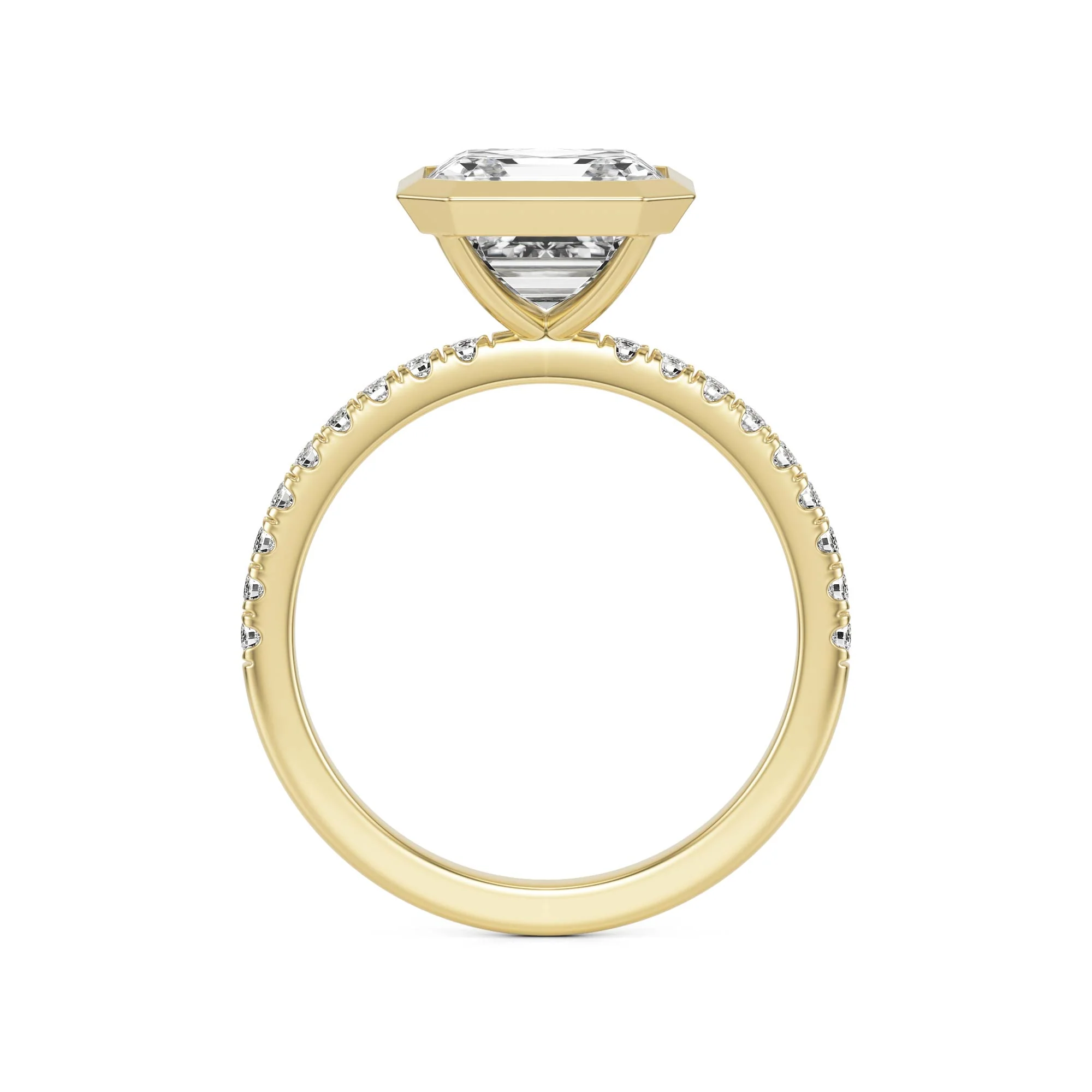 The Asscher Bezel Pavé