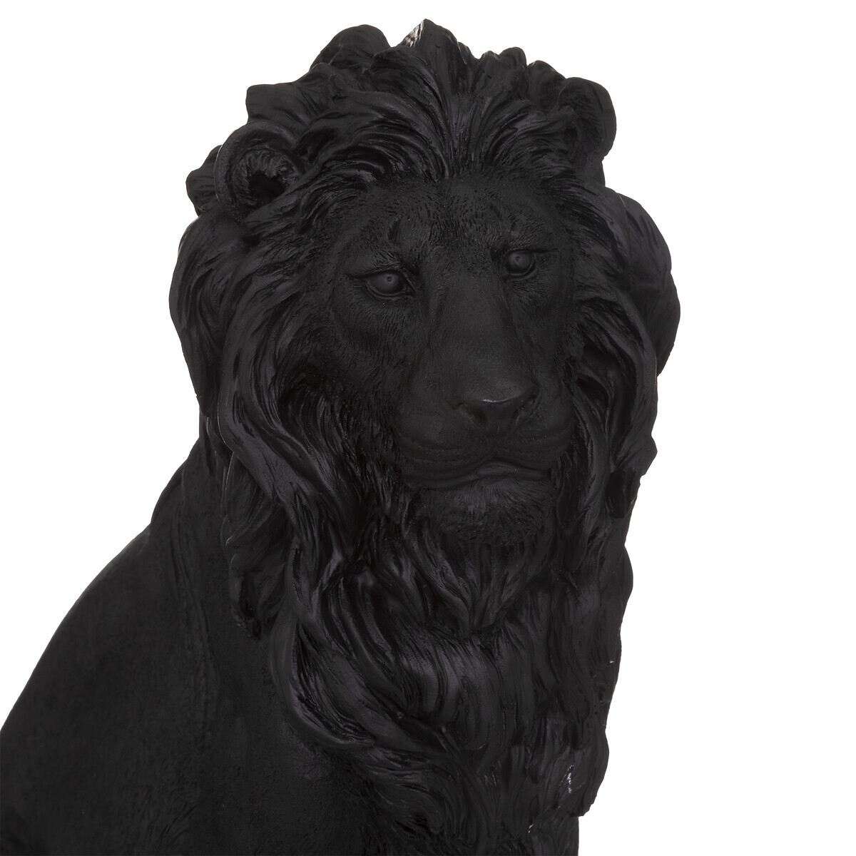 Statue "Lion" Black, H.52 cm