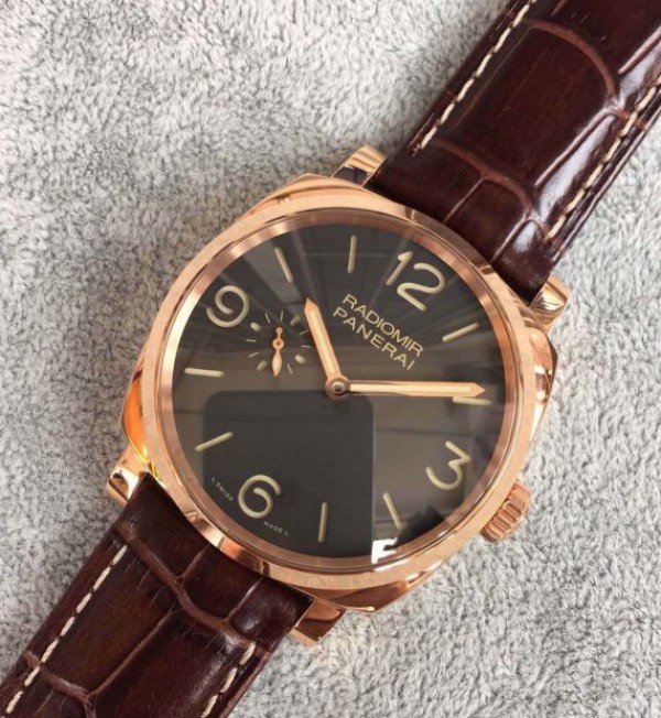 Replica Panerai Radiomir PAM439 Brown Leather Strap P.2002 - Elite Watch Atelier