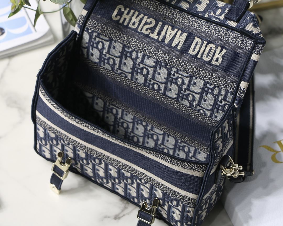 Small Diorcamp Bag Blue/Grey For Women‎ 9in/23cm CD1:1High-quality replica
