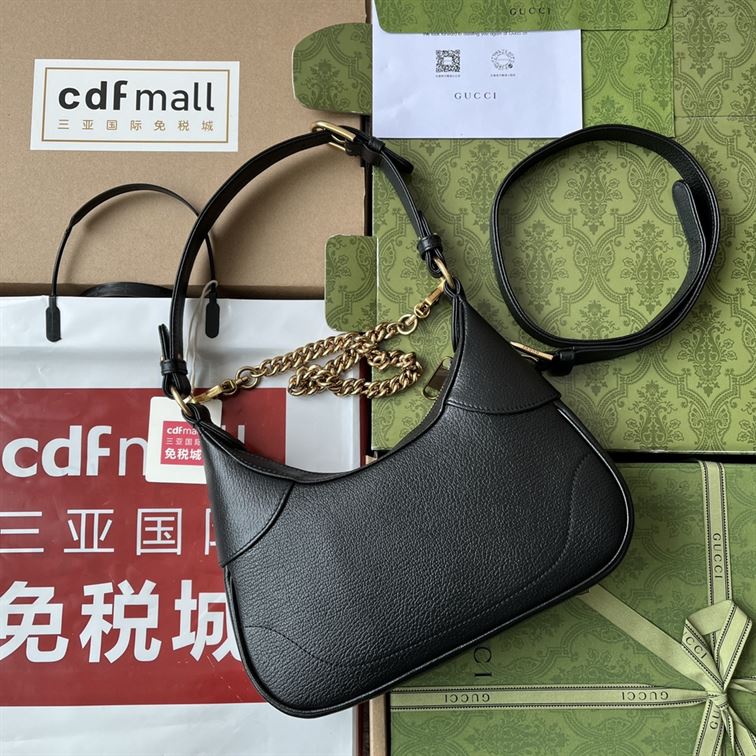 Aphrodite small shoulder bag Black soft leather – GB1121:1High-quality replica