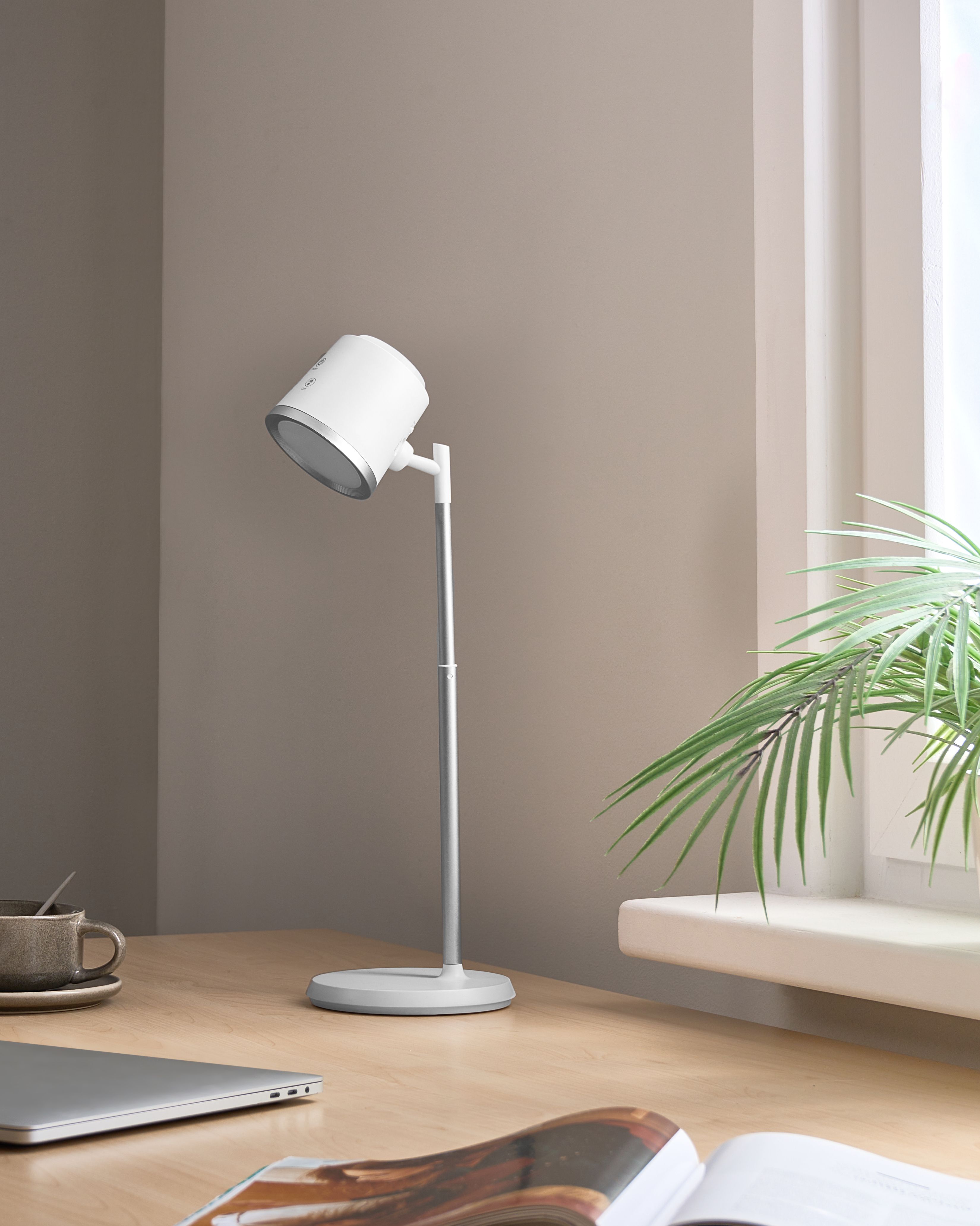 LED Desk Lamp LIBRA with Dimmer White