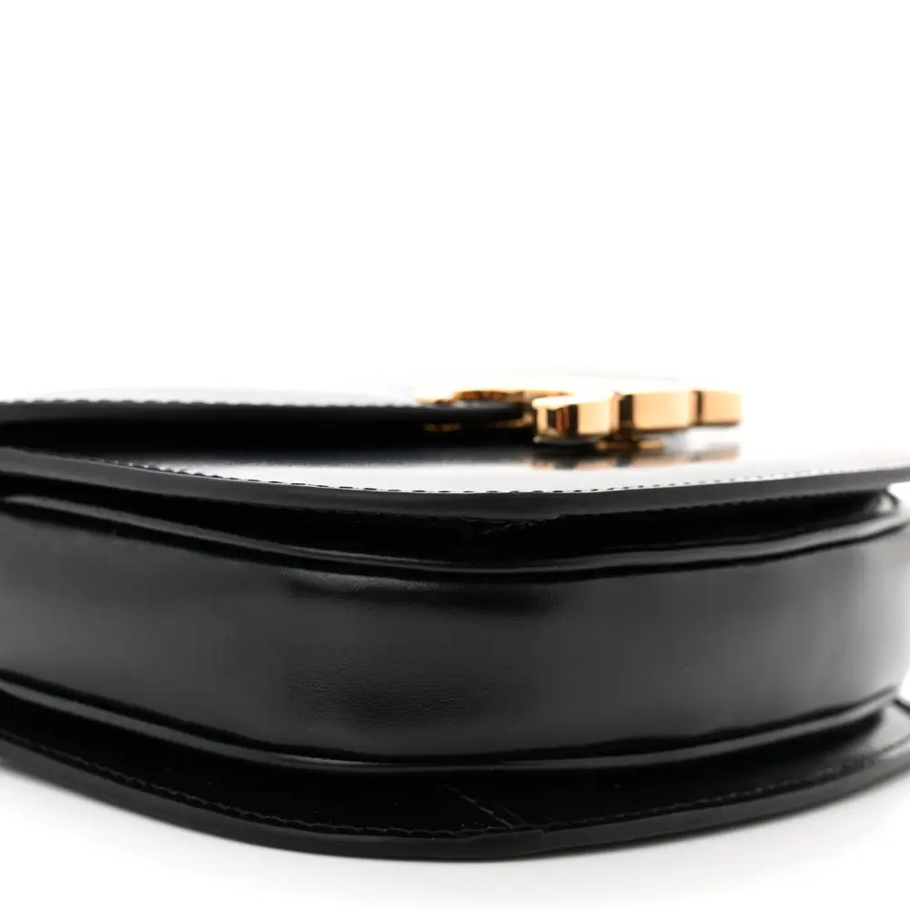 Celine Triomphe Mini Besace Replica in Shiny Calfskin Leather1:1High-quality replica