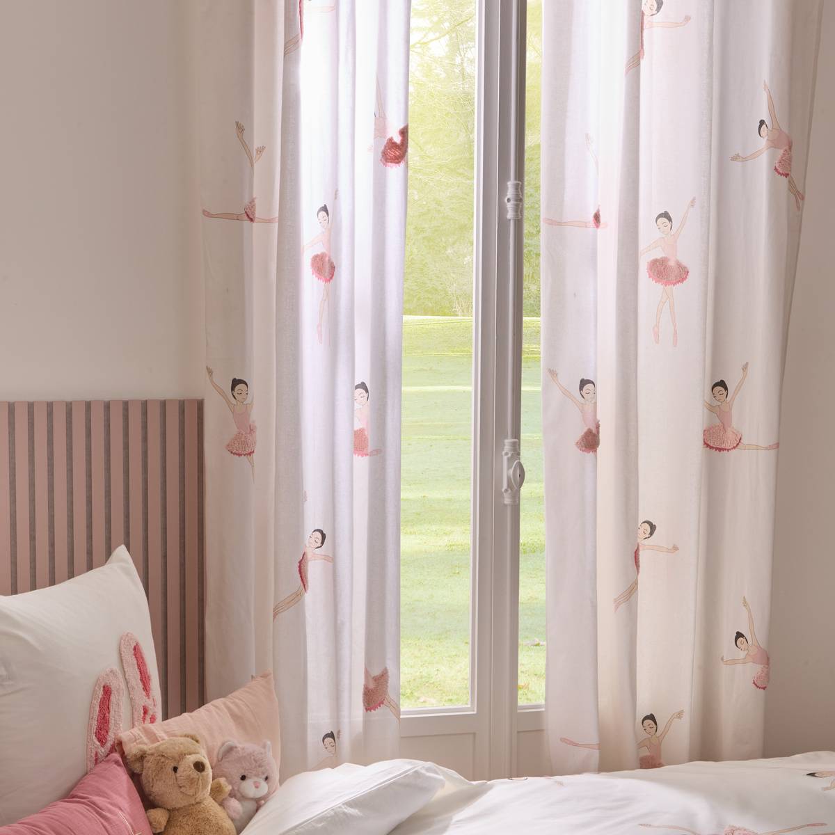 Children's Curtain "Tufy" Pink, 260x140 cm