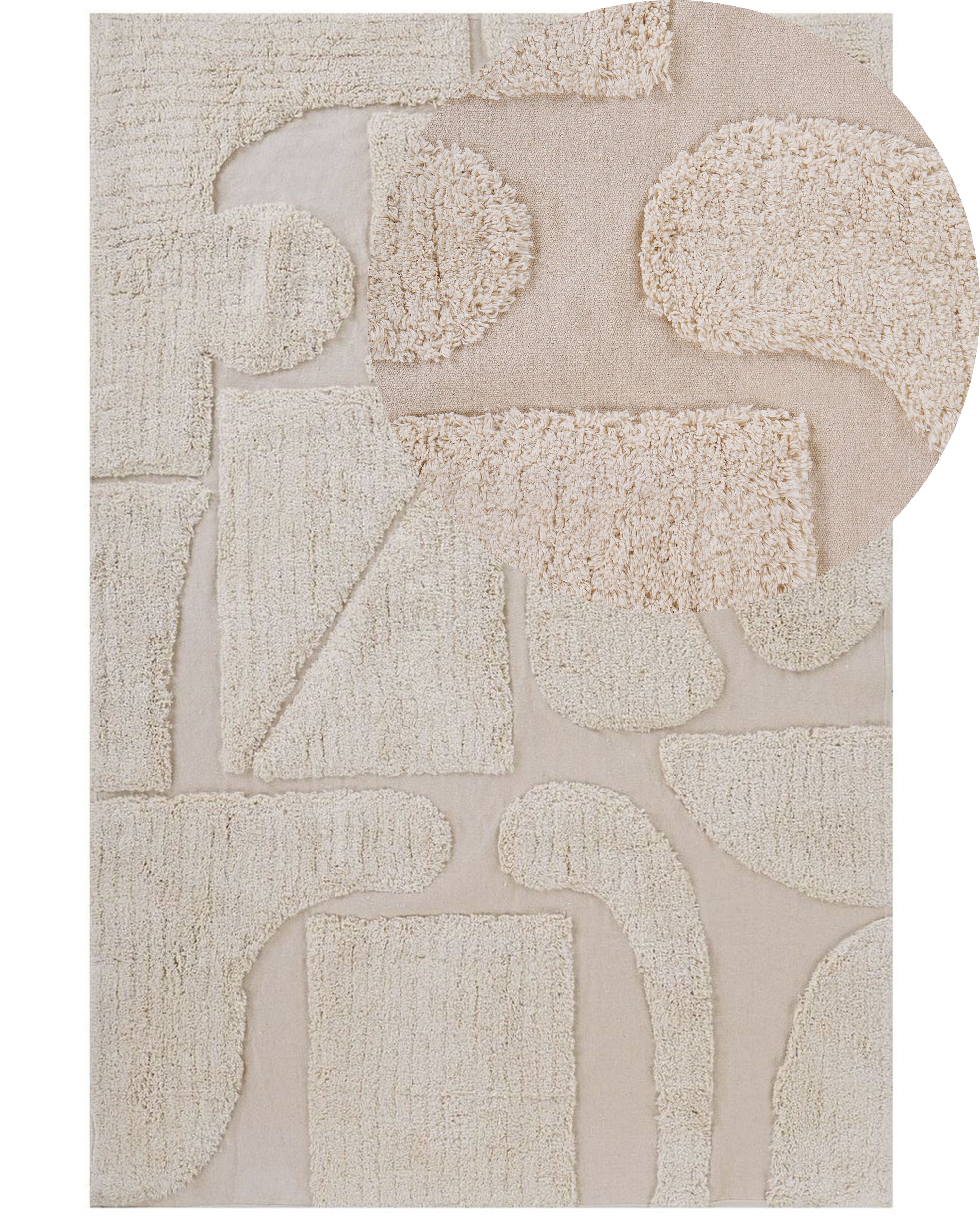 Rug DIYADIN Beige 160 x 230 cm Cotton