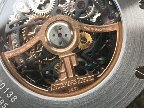 Replica Audemars Piguet Royal Oak 41mm Double Balance Wheel Openworked 15407 SS JF SS Bracelet A3132 - Top club