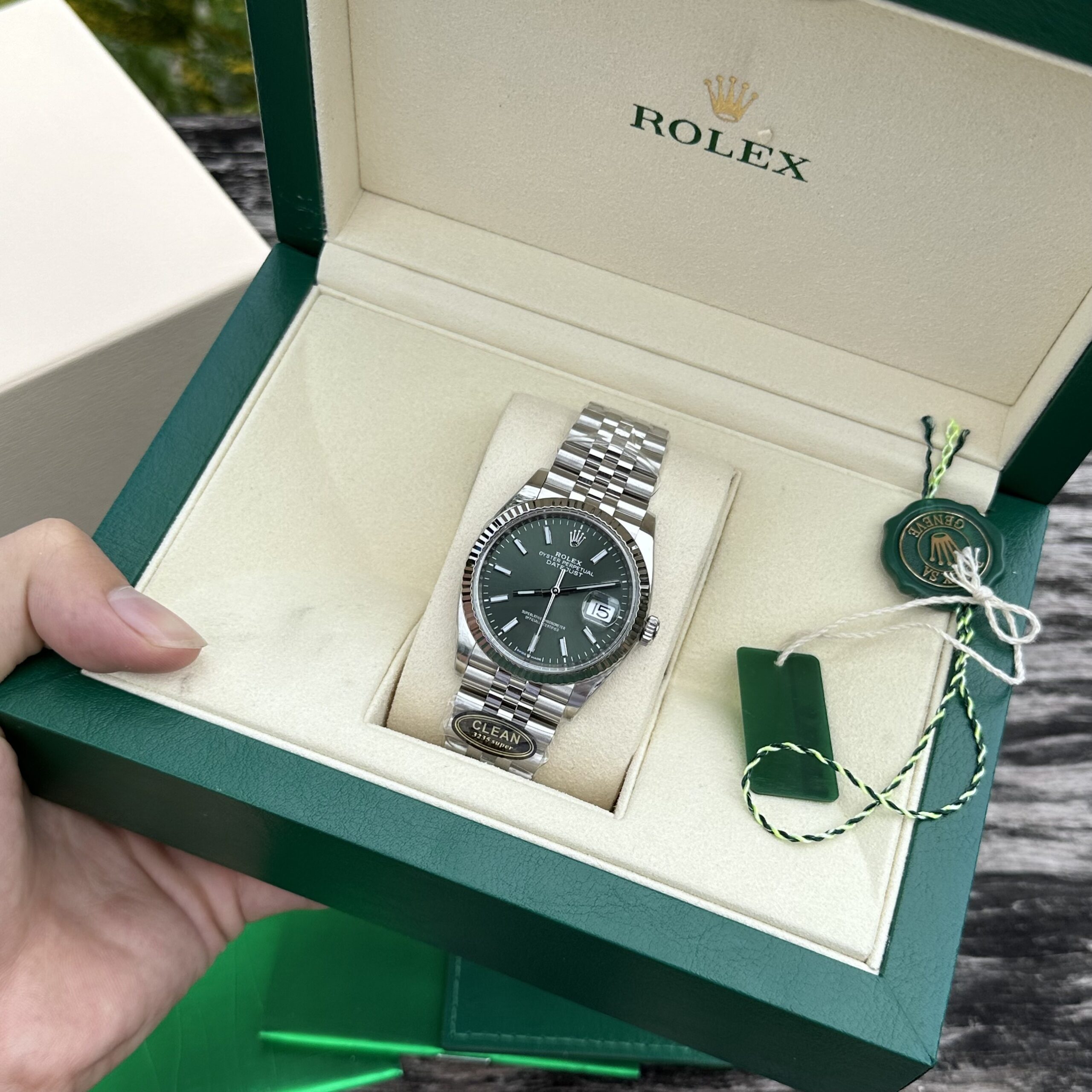 Rolex DateJust 126234 Green Dial Jubilee Replica 1:1 Watch Factory Clean 36MM - Top club