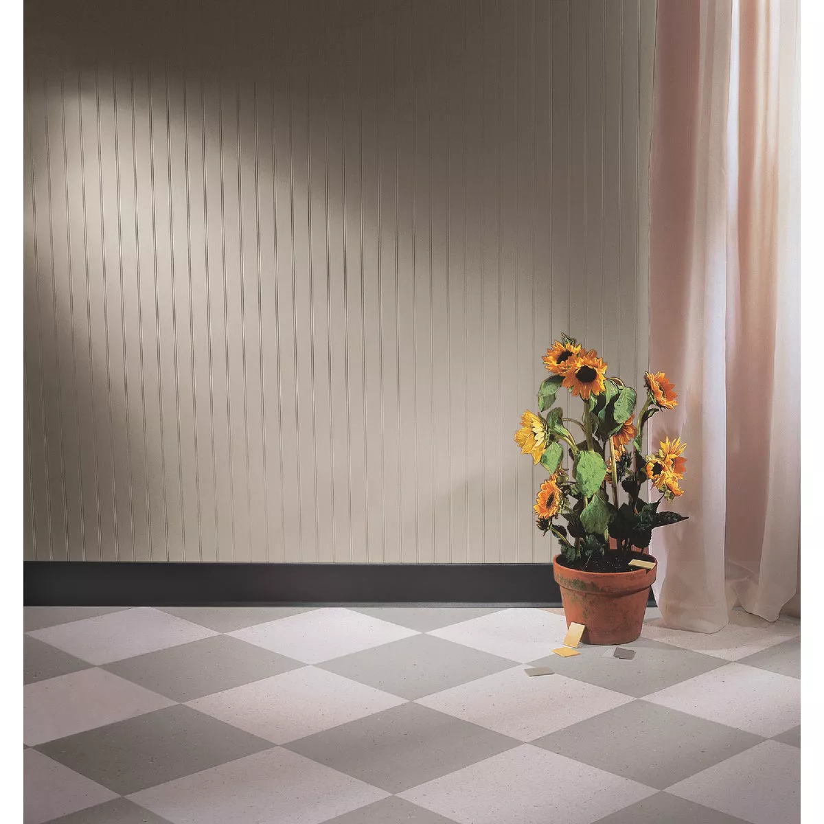 Roppe 4 In. x 4 Ft. Black Vinyl Dryback Wall Cove Base
