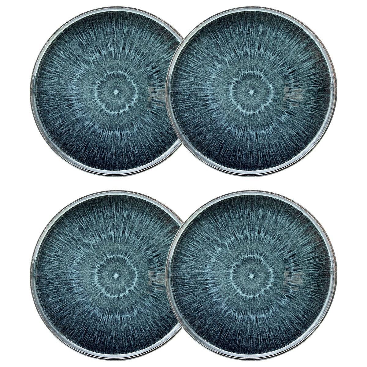 Set of 4 dessert plates"Eva" Stoneware (ceramic), D.21.5 cm