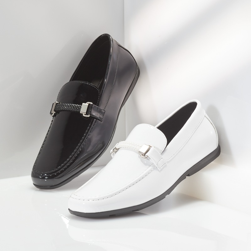 Stacy Adams Sheridan Patent Moc-Toe Bit Slip-On - MIDNIGHT VELVET CATALOG