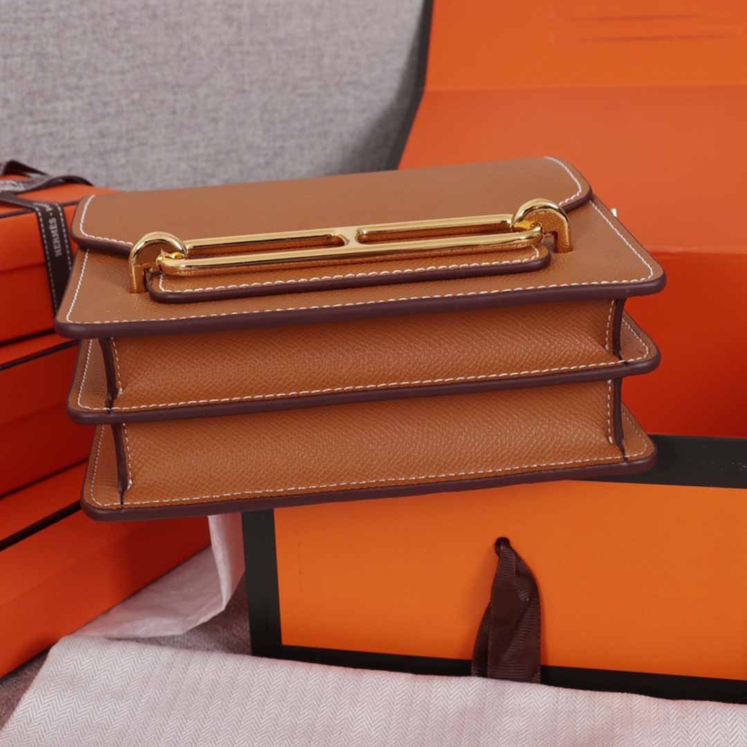 Replica Hermes Aaa-Roulis Mini Bag 18Cm/22Cm1:1High-quality replica