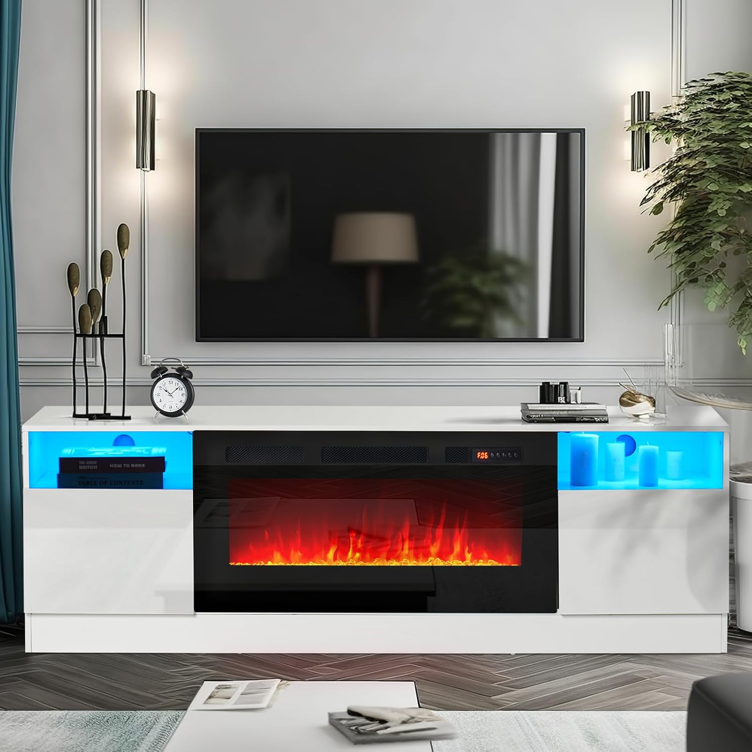 oneinmil Fireplace TV Stand with 36